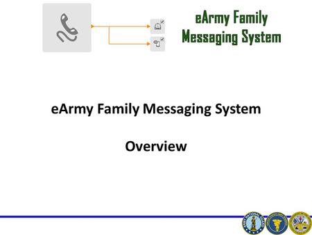 EArmy Family Messaging System Overview. eArmy Overview Broadcast thousands of messages per minute through the following: Landline, Cell phone, E-mail,