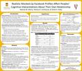 Realistic Mocked-Up Facebook Profiles Affect Peoples’ Cognitive Interpretations About Their Own Relationship Marian M. Morry, Tamara A. Sucharyna, & Sarah.