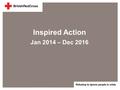 Inspired Action Jan 2014 – Dec 2016. Inspired Action >Big Lottery – Spirit of 2012 >Build on motivations and value of Olympics and Commonwealth Games.