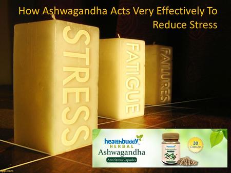 How Ashwagandha Acts Very Effectively To Reduce Stress.