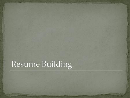 To write a good resume, you need to know why you have to have one and what makes a good resume. The resume is the key that opens the door to the interview.