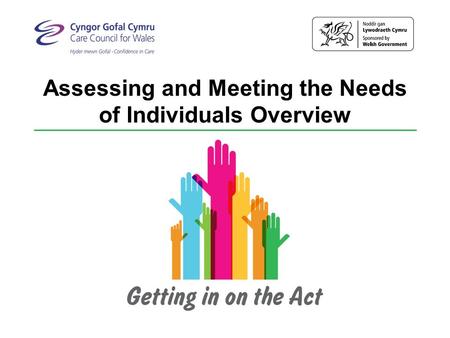 Assessing and Meeting the Needs of Individuals Overview.