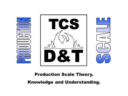 Production Scale Theory. Knowledge and Understanding.