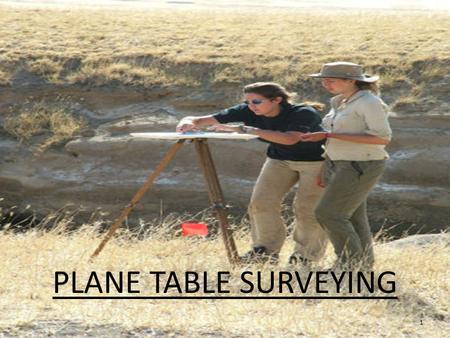 PLANE TABLE SURVEYING NUST Institute of Civil Engineering/Engr Muhammad Ammar.