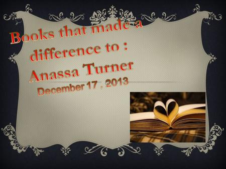 HOW DID IT ALL START ?  In elementary, I wasn’t a excellent reader. In fact I hated reading, it was all around my worst subject. The teachers made me.