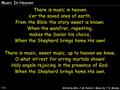 Music In Heaven 1-3 There is music in heaven o’er the saved ones of earth, From the Bible the story sweet is known; When the wand’rer, repenting, makes.