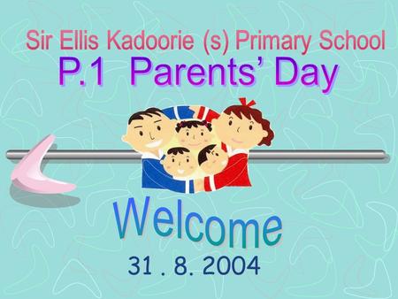 31. 8. 2004. 1A Time Table No of lessons per week Assembly:1Chin: 6 Eng: 7Math: 7 GS: 4VA: 2 Mus: 2P.E.: 2 IT: 1CCA: 2 Library/Personal Growth Education: