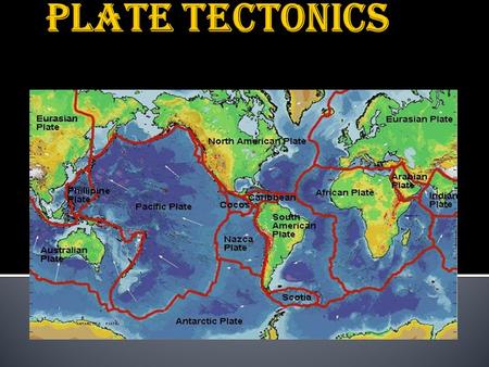  In 1912, German scientist Alfred Wegener proposed the idea of continental drift.  Based on evidence he saw, he believed that the continents must have.