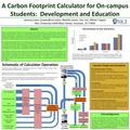 A Carbon Footprint Calculator for On-campus Students: Development and Education Jeremy Caves Maiella Leano; Jina Lee; Althea Tupper.