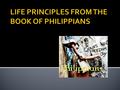 Life Principle 10 Choosing to Live a Life of Joy – Part 2.