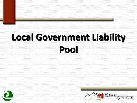 Local Government Liability Pool. What is Liability???