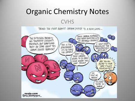 Organic Chemistry Notes CVHS. Carbon is unique Carbon has 4 bonding electrons Carbon can form a large variety of compounds – Carbohydrates, lipids, proteins.