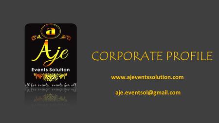 CORPORATE PROFILE