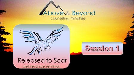 Session 1 Released to Soar deliverance seminar Welcome Overview Ministry Background.