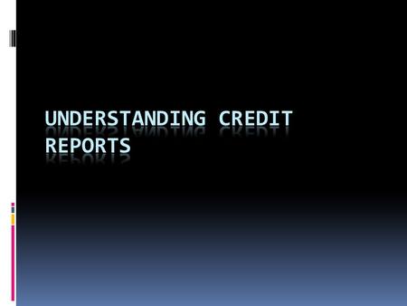 Credit  When goods, services, and/or money is received in exchange for a promise to pay back a definite sum of money at a futre date.  Lender: the person.