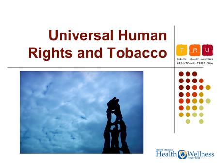 Universal Human Rights and Tobacco