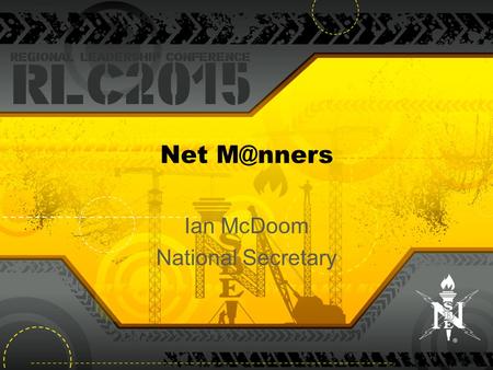 Net Ian McDoom National Secretary. “A recent study by Pear Analytics called 40 percent of Twitter messages “pointless babble.” SYNERGISTIC LEADERSHIP: