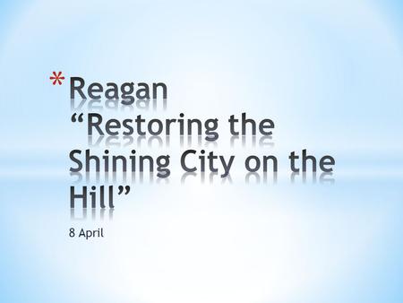 8 April. * High Unemployment * Energy Crisis of 1979 * High Inflation * Labor Force Participation Rate was 63.3% * Human Rights * Camp David Peace Accords.