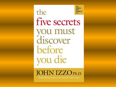 Dr. Izzo asked 15,000 people in the U.S. and Canada to recommend a person who they believe had lived a long life and had something important to teach.