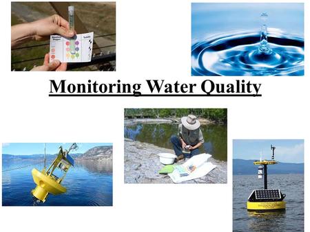 Monitoring Water Quality. Water quality is determined by its use. Governments set the guidelines for water quality based on the following 5 categories: