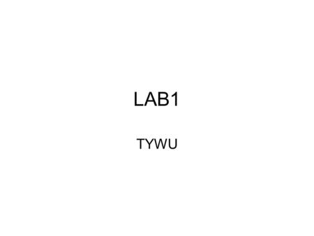 LAB1 TYWU. Devices Dip Switch (4 Switches) Triple Output LED (RGB) –Common Cathode.