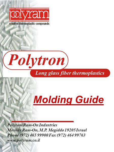 Molding Guide Polyram Ram-On Industries