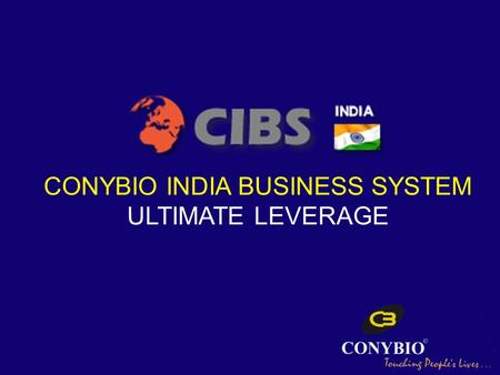 CONYBIO INDIA BUSINESS SYSTEM ULTIMATE LEVERAGE