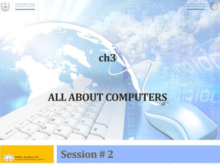 Ch3 ALL ABOUT COMPUTERS Session # 2. OBJECTIVES In this Session we will discuss about  Computer Components (The Software)  The definition of Software.