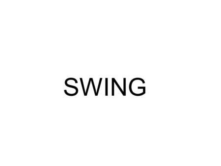 SWING. Swing music started in the early 1930s and 1940. Swing uses brass instruments (trumpets and trombones, saxophones and clarinets) and sometimes.