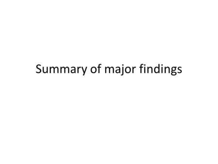 Summary of major findings. Approximately 2.9 million general anaesthetics are administered in the UK NHS each year. Airway management – 56% SAD – 38%