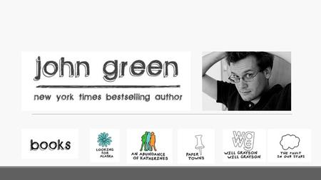 John Green’s Biography John Michael Green born August 24, 1977, is an American author of young adult fiction, YouTube video blogger (vlogger) and educator.