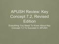 APUSH Review: Key Concept 7.2, Revised Edition Everything You Need To Know About Key Concept 7.2 To Succeed In APUSH.