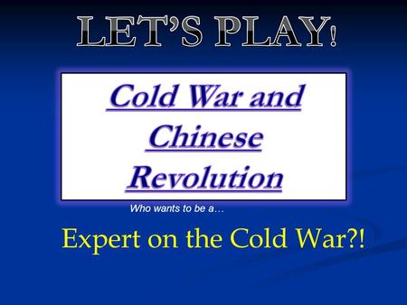 Who wants to be a… Expert on the Cold War?! Which statement describes the economic history of Japan since World War II? A: Japan has withdrawn from the.