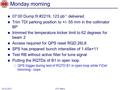 07:00 Dump fil #2219, 123 pb -1 delivered. Trim TDI parking position to +/- 55 mm in the collimator BP trimmed the temperature kicker limit to 62 degrees.