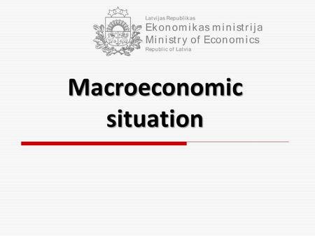 Macroeconomic situation. The economic downturn has been suspended Gross Domestic Product Seasonally adjusted data, 4th q of 2005 = 100 2 Exports and Domestic.