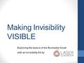 Making Invisibility VISIBLE