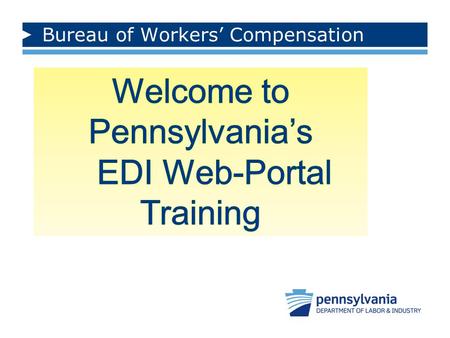 Bureau of Workers’ Compensation. Moving from the IAIABC EDI Release 1 to Release 3 Standard for First Reports of Injury (FROI) claim filings. Implementing.