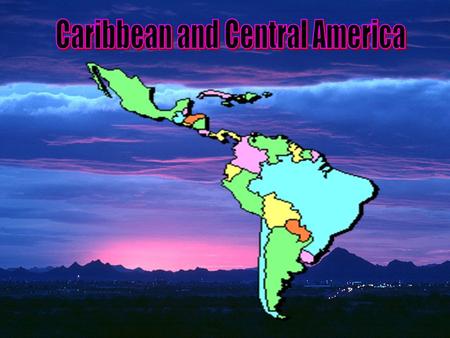 Regions of Latin America Central America The Caribbean South America South America.