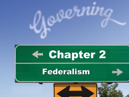 Chapter 2 Federalism. Federalism Power sharing between central and regional governments Who has the power to do what?