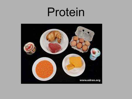 Protein. What is protein? There are at least 10,000 different proteins in your body. These are built from 20 or so basic building blocks called amino.