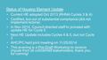 Status of Housing Element Update Current HE adopted Oct 2013 (RHNA Cycles 3 & 4) Certified, but out of substantial compliance (did not implement rezone)