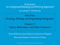 In Concert: An Integrated Reading and Writing Approach by Kathleen T. McWhorter.