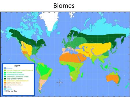 Biomes.