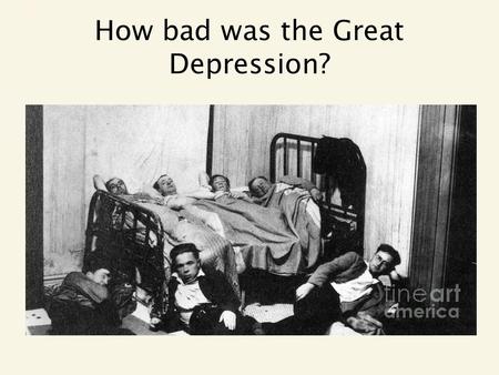 How bad was the Great Depression?. No Money, No Jobs Unemployment reached 27% at the height of the Depression in 1933. Corporate profits went from $396.