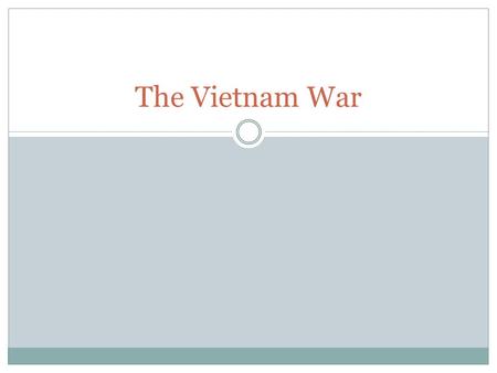 The Vietnam War. Background 2000 year history as a country/people Constantly fighting off invasions from neighboring interests (countries, dynasties,