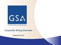 Corporate Dining Overview September 2014. Historical Gap Corporations Restaurants More than $50 Billion spent by corporations and small businesses in.