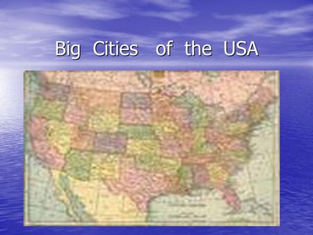 Big Cities of the USA. New York New York New York Streets New York Streets.