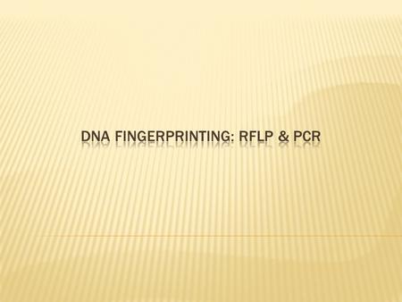  Types of STR markers- 5 types based on sequence  STR allele nomenclature  Allelic ladder  Serological methods of identity profiling  Identity profiling.