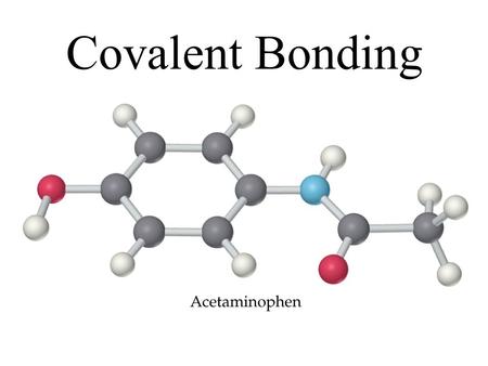 Covalent Bonding. Covalent Bond: –a bond formed by the sharing of electrons between atoms. (does NOT form charges) –Made up of nonmetals Molecule: a neutral.