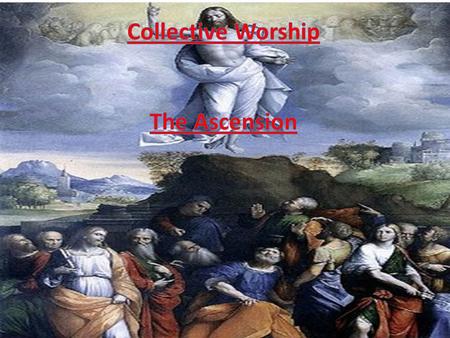 According to the Acts of the Apostles, Jesus appeared to his disciples during the forty days after Easter: On the fortieth day, he was lifted up, and.